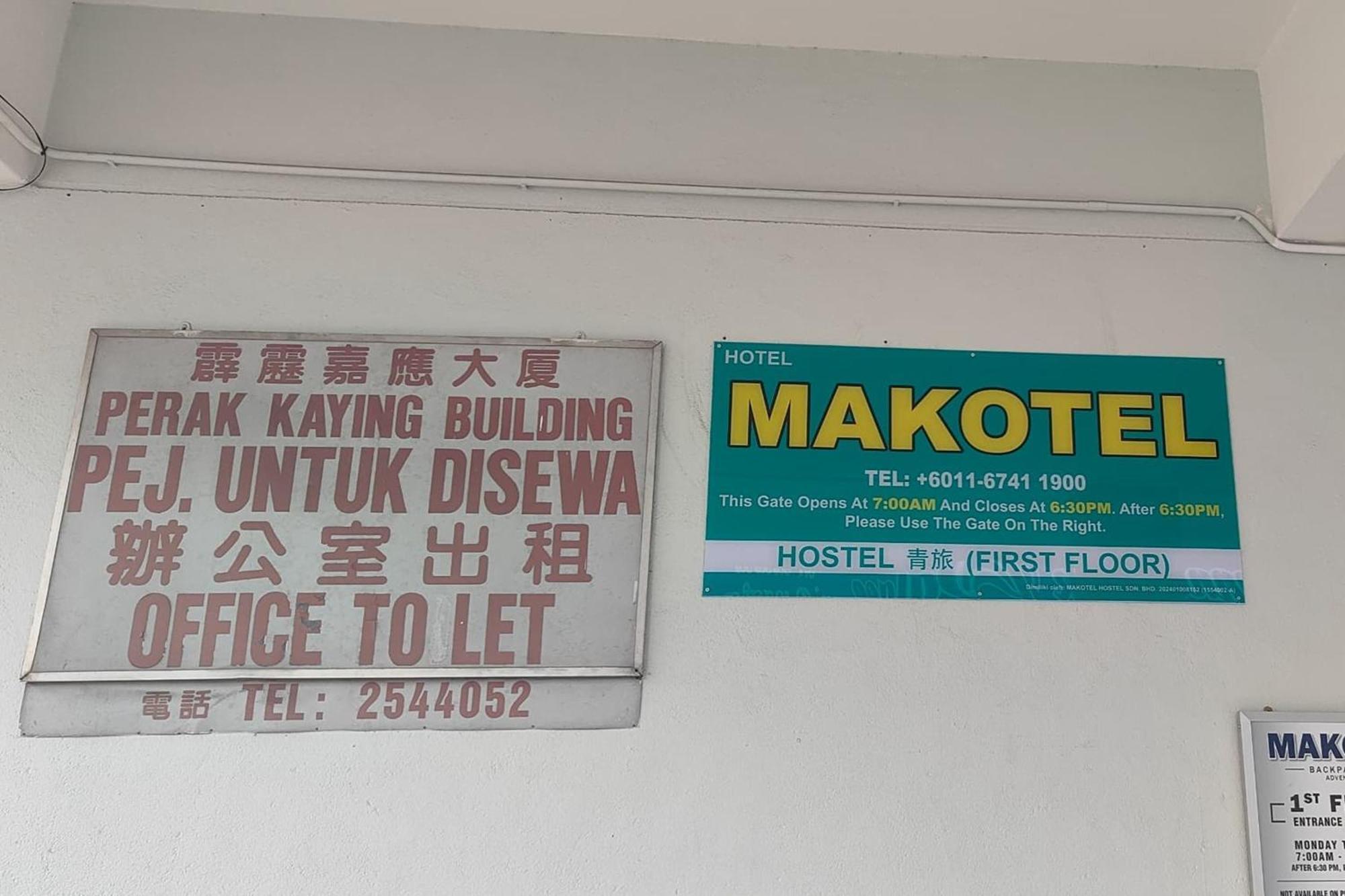 Makotel Hostel Ipoh Exteriör bild